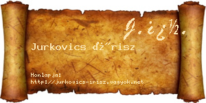 Jurkovics Írisz névjegykártya